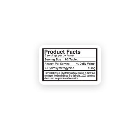30mg 7-Hydroxy Tablets - Mango - 3ct - 7Dose - Thumbnail 5