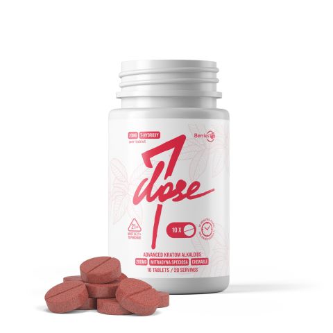 20mg 7-Hydroxy Tablets - Berries - 10pc - 7Dose - Thumbnail 1