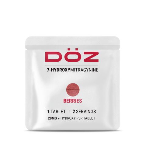 20mg 7-Hydroxy Tablets - Berries - 1ct - Döz - Thumbnail 2