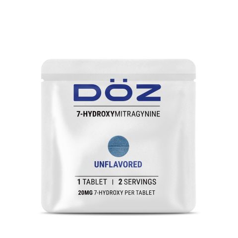 20mg 7-Hydroxy Tablets - Unflavored - 1ct - Döz - Thumbnail 2