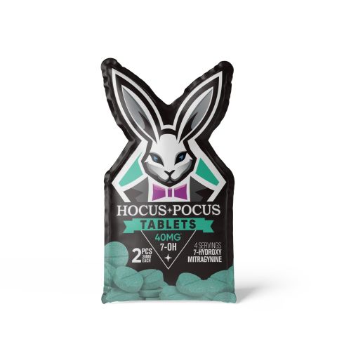 20mg 7-Hydroxy Tablets - Unflavored - 2ct - Hocus Pocus - Thumbnail 2
