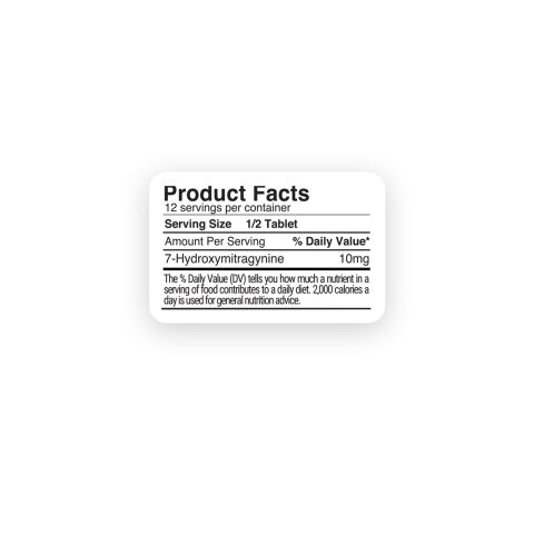 20mg 7-Hydroxy Tablets - Mango - 6ct - 7Dose - Thumbnail 5