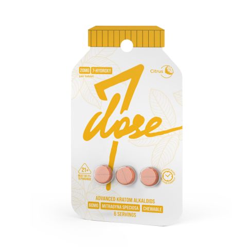 20mg 7-Hydroxy Tablets - Citrus - 3ct - 7Dose - Thumbnail 2