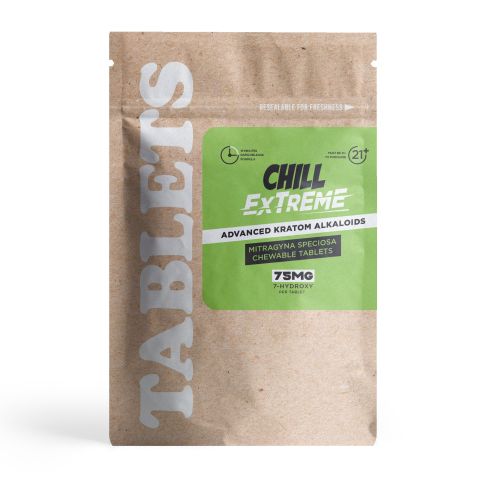 75mg 7-Hydroxy Tablets - Blueberry - Chill Extreme - Thumbnail 3