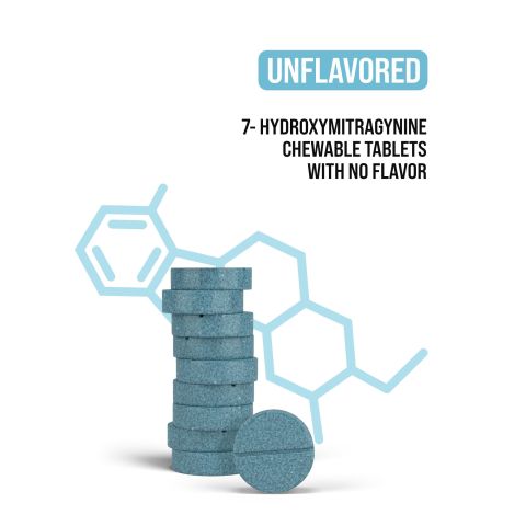 15mg 7-Hydroxy Tablets - Unflavored - Thumbnail 5