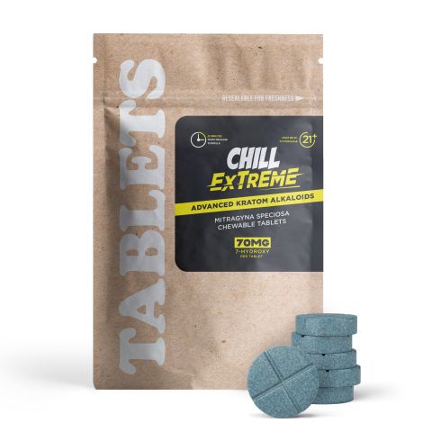 70mg 7-Hydroxy Tablets - Unflavored - Thumbnail 2