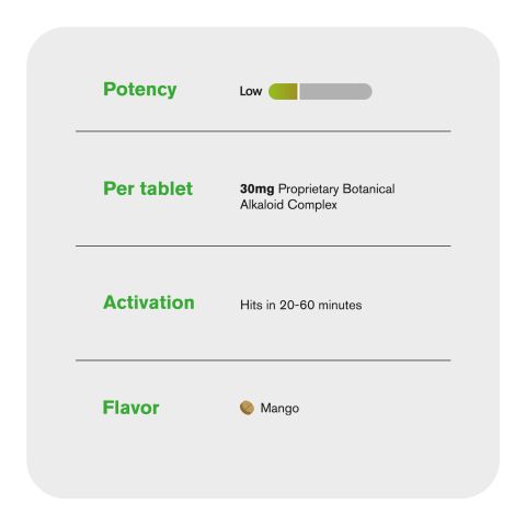 30mg Botanical Alkaloid Complex Tablets - Mango - RX-7 - Thumbnail 6