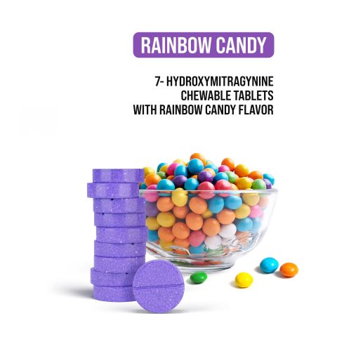 20mg 7-Hydroxy Tablets - Rainbow Candy - Chill Extreme - Thumbnail 2
