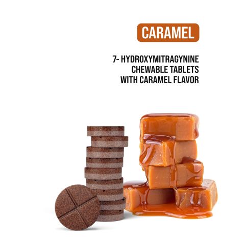 40mg 7-Hydroxy Tablets - Caramel - Thumbnail 2