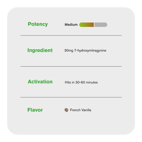 60mg 7-Hydroxy Tablets - French Vanilla - Thumbnail 5