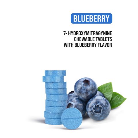 15mg 7-Hydroxy Tablets - Blueberry - Thumbnail 5