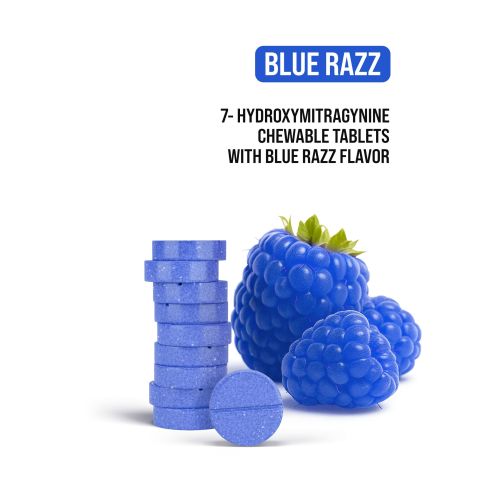 20mg 7-Hydroxy Tablets - Blue Razz - Thumbnail 5
