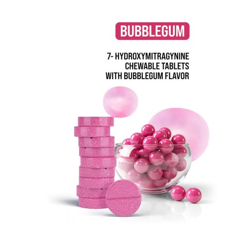 20mg 7-Hydroxy Tablets - Bubble Gum - Thumbnail 5