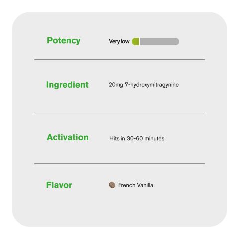 20mg 7-Hydroxy Tablets - French Vanilla - Thumbnail 6