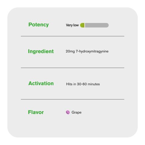 20mg 7-Hydroxy Tablets - Grape - Thumbnail 6