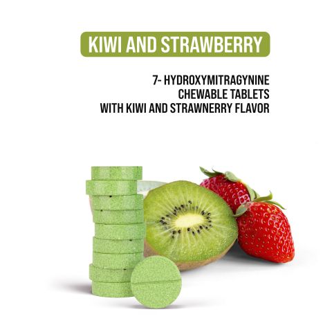 20mg 7-Hydroxy Tablets - Kiwi & Strawberry - Thumbnail 5