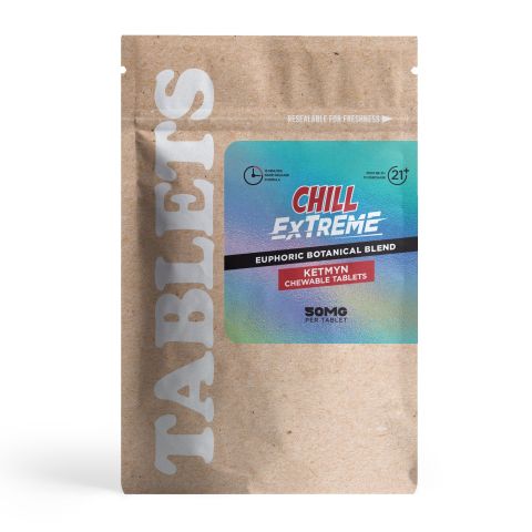 Chill Extreme - Ketmyn Chewable Tablets - 50mg - Unflavored - Thumbnail 3