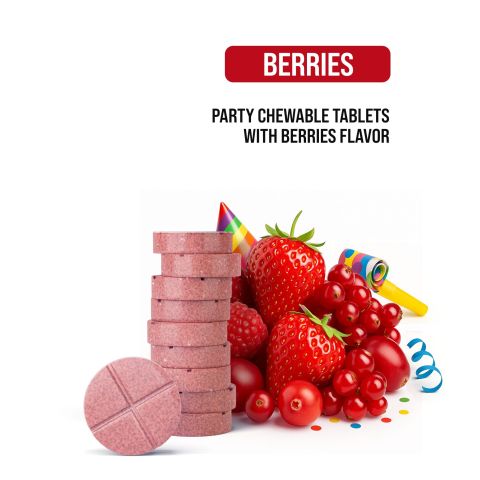 1,200mg Party Blend Tablets - Berries - Party Pop - Thumbnail 5