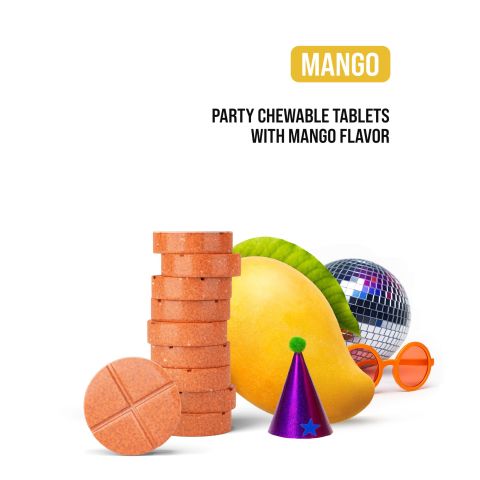 1,200mg Party Blend Tablets - Mango - Party Pop - Thumbnail 5