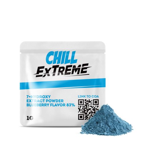 1,000mg 7-Hydroxy Powder - Blueberry - Thumbnail 2