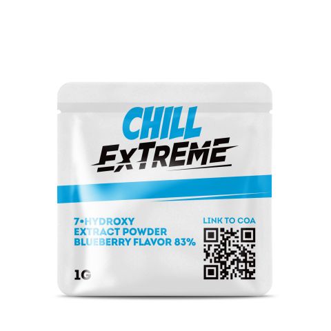 1,000mg 7-Hydroxy Powder - Blueberry - Thumbnail 3
