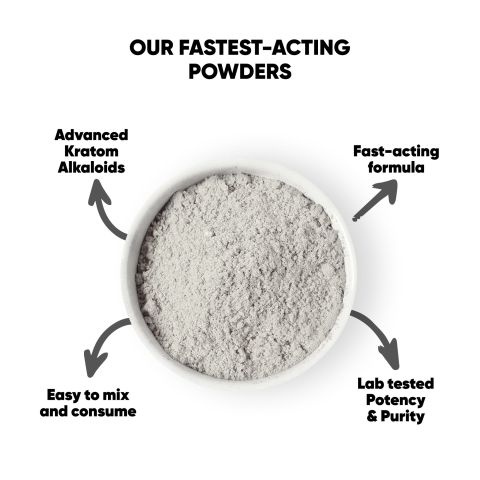 1,000mg 7-Hydroxy Powder - Unflavored - Thumbnail 4