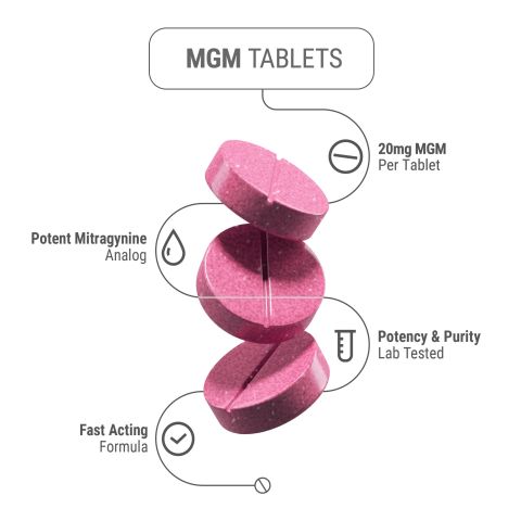 20mg MGM-15 Tablets - Strawberry - Thumbnail 4