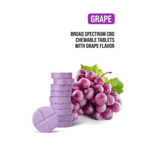 50mg CBD (Broad Spectrum), CBD, Nano Tablets - Grape - Thumbnail 4
