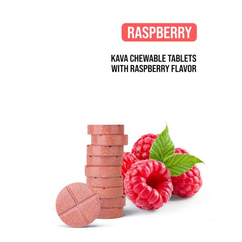 50mg Kava & Nano Tablets - Raspberry - Thumbnail 4