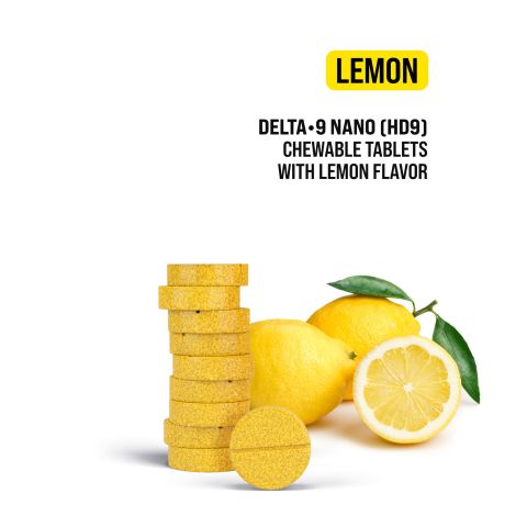 25mg D9 & Nano Tablets - Lemon - Thumbnail 4