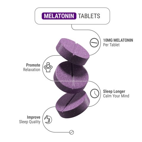10mg Melatonin Tablets - Blackberry - Thumbnail 5