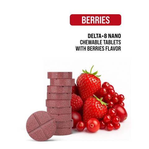 10mg D8 & Nano Tablets - Berries - Thumbnail 4
