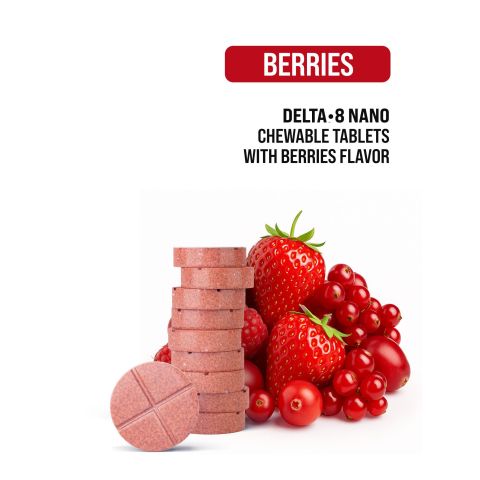 50mg D8 & Nano Tablets - Berries - Thumbnail 4