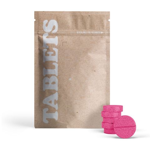 25mg Full Spectrum CBD & Nano Tablets - Strawberry - Thumbnail 2