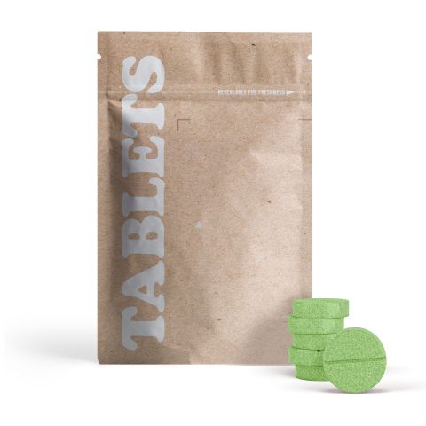 50mg Cannabidiol Isolate Tablets - Green Apple - Thumbnail 2