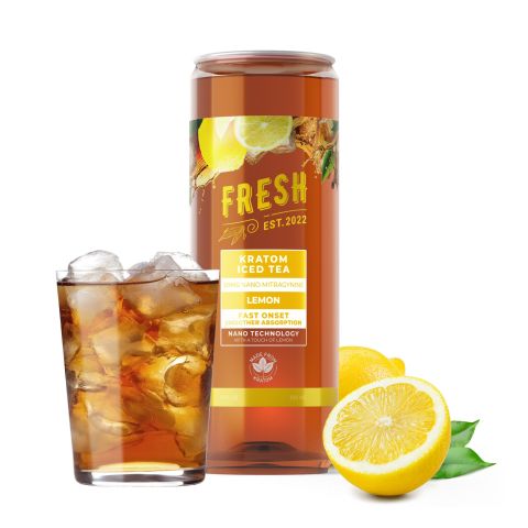50g MIT, Kratom, Nano Iced Tea - Lemon - Fresh - Thumbnail 2