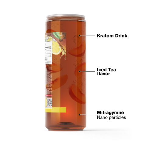 50g MIT, Kratom, Nano Iced Tea - Lemon - Fresh - Thumbnail 3