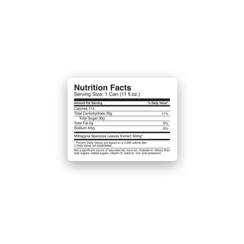 50g MIT, Kratom, Nano Iced Tea - Raspberry - Fresh - Thumbnail 8