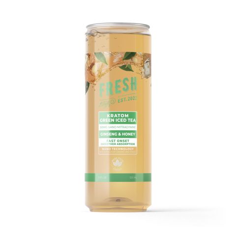 50g MIT, Kratom, Nano Iced Tea - Ginseng & Honey - Fresh - Thumbnail 1