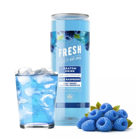 50g Mitragynine & Nano Juice - Blue Raspberry - Fresh - Thumbnail 2