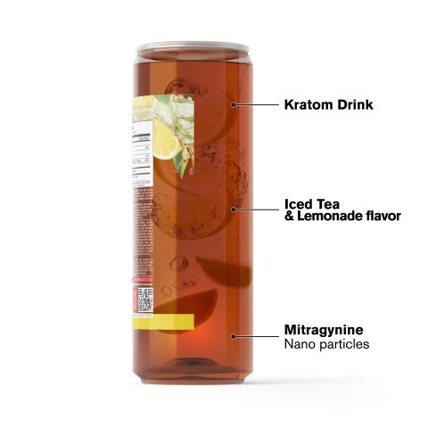 50g MIT, Nano, Kratom Iced Tea - Iced Tea & Lemonade - Fresh - Thumbnail 3