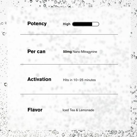 50g MIT, Nano, Kratom Iced Tea - Iced Tea & Lemonade - Fresh - Thumbnail 5