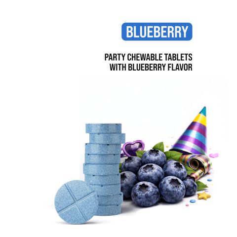 1,200mg Party Blend Tablets - Blueberry - Party Pop - Thumbnail 5
