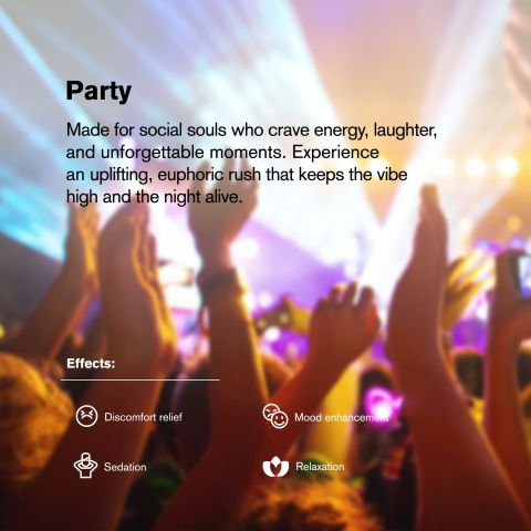 1,200mg Party Blend Tablets - Blueberry - Party Pop - Thumbnail 8