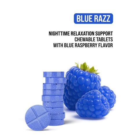 50mg 7OH & L-THP Tablets - Blue Razz - Thumbnail 5