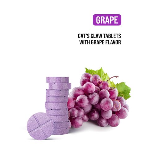 60mg Cat's Claw Tablets - Grape - Chill Plus - Thumbnail 4