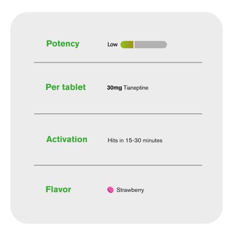30mg Tianeptine Tablets - Strawberry - Thumbnail 8