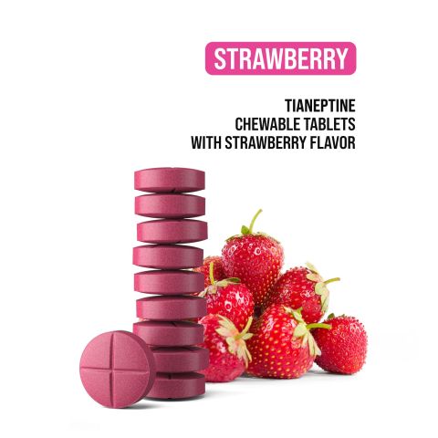 60mg Tianeptine Tablets - Strawberry - Thumbnail 5