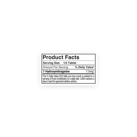30mg 7-Hydroxy Effervescent Tablets - Grape - Thumbnail 11