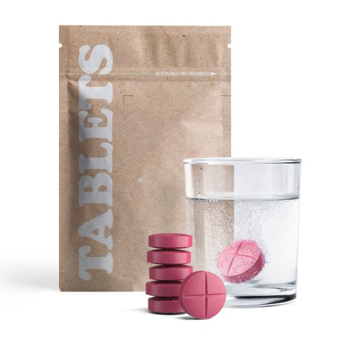 50mg 7-Hydroxy Effervescent Tablets - Strawberry - Thumbnail 2